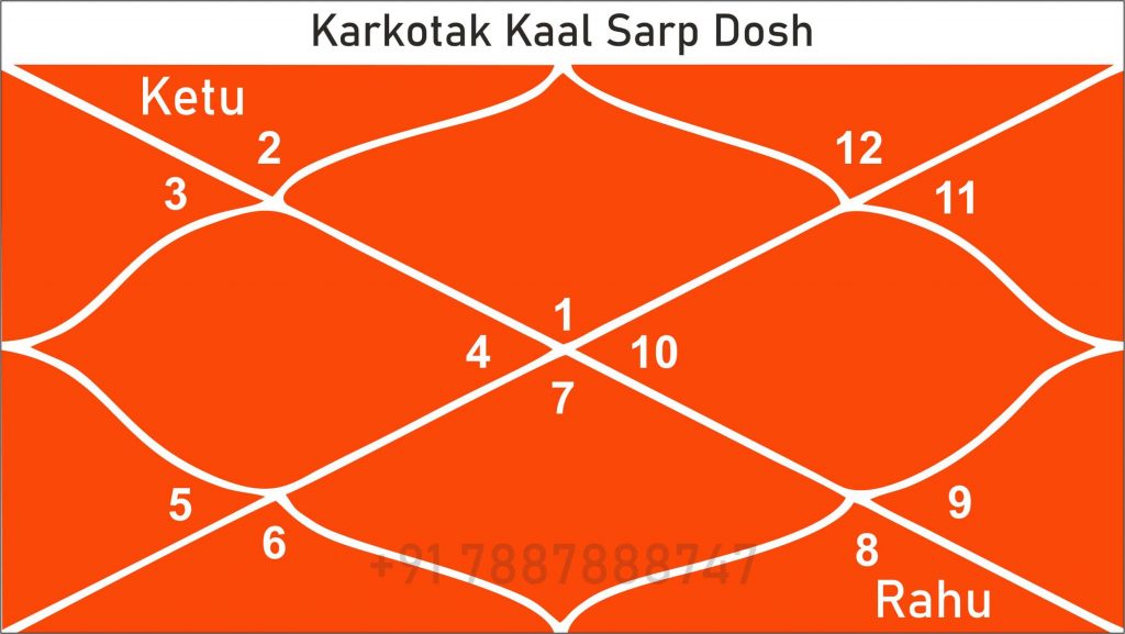 Karkotak Kaal Sarp Yog chart and kundali