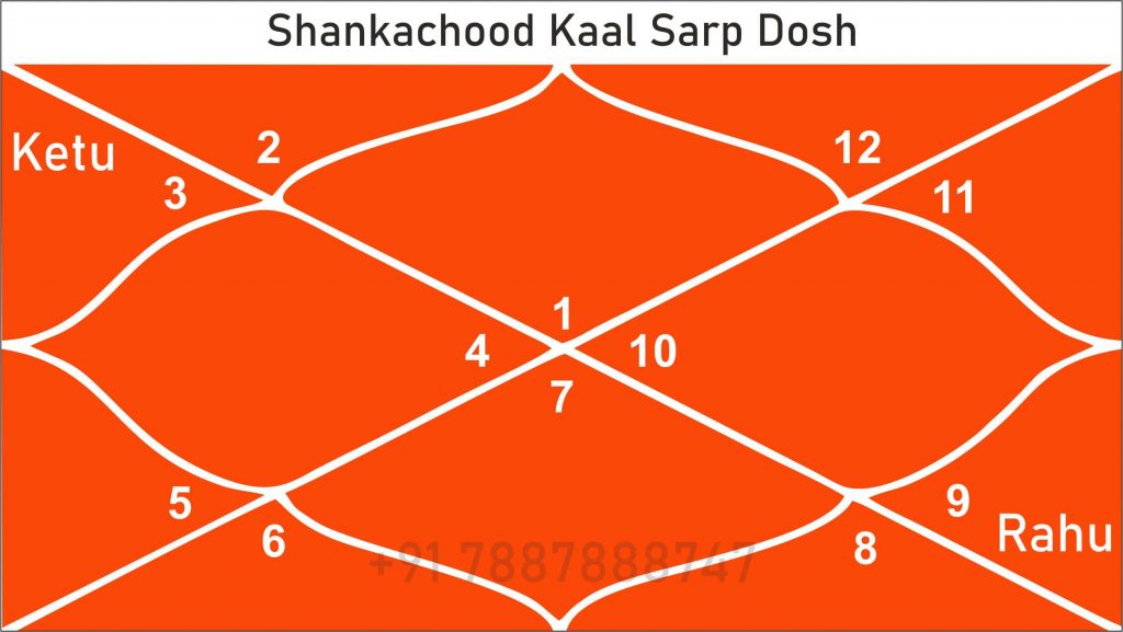 Shankachood Kaal sarp yog chart and kundali