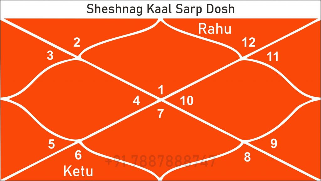 Sheshnag kaal sarp yog chart and kundali