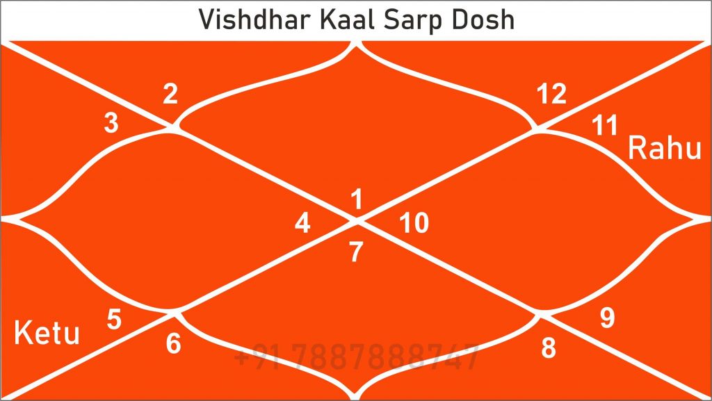 Vishdhar Kaal Sarp Yog chart and kundali