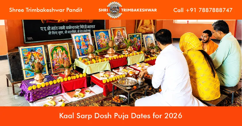 Kaal Sarp Dosh Puja Dates For 2026